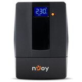 UPS nJoy Horus Plus 600, 600VA360W, Afisaj LCD cu ecran tactil, 2 Prize Schuko cu Protectie, Reporni